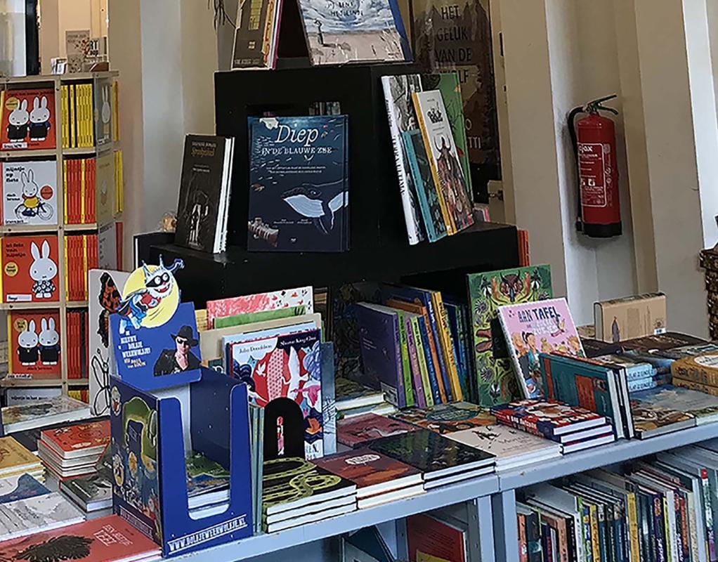 Photo of a bookstore in the Netherlands