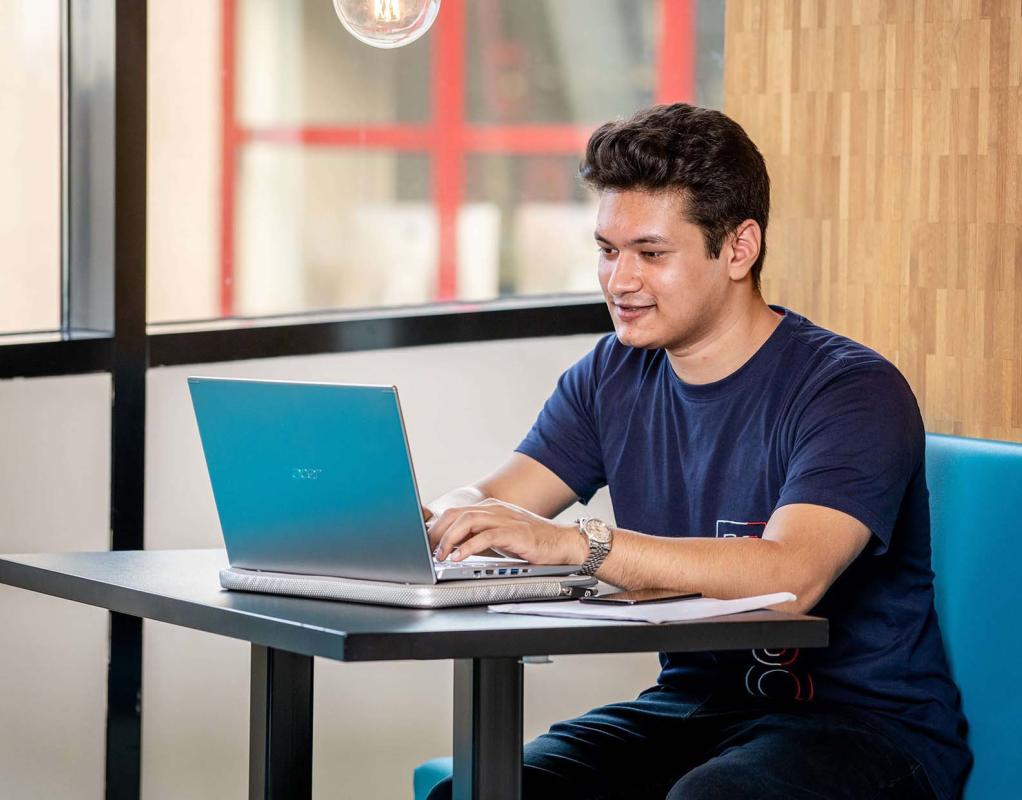 Mohammed studying at NHLStenden