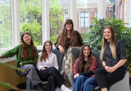 Vuslat and her four colleagues 